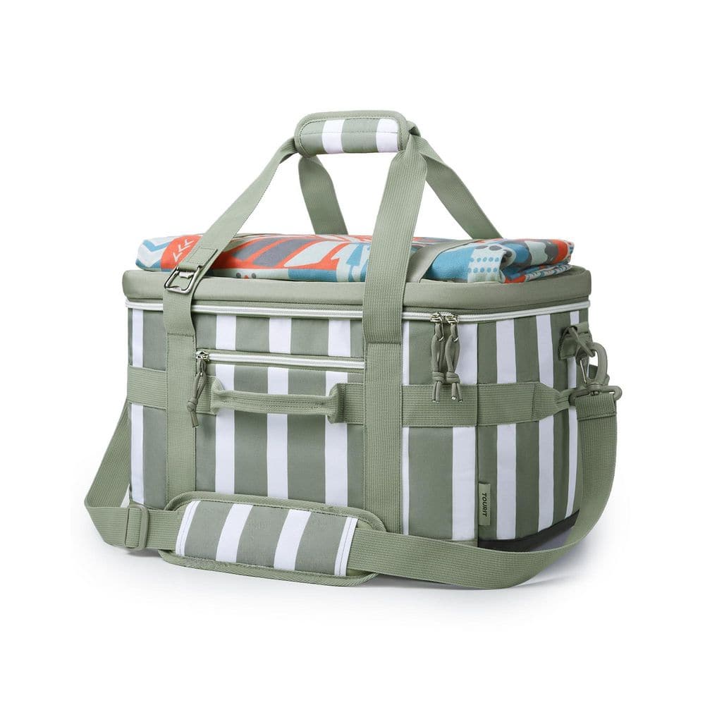 33 qt. Soft Sided Cooler Bag, Large Collapsible and Leakproof Ice Chest for Picnic, Beach, Camping, Travel, Green price history on PriceWatchPro