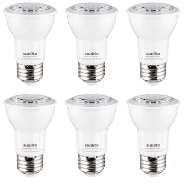 Sunlite 50-Watt Equivalent PAR16 Energy Star 90 CRI Dimmable E26 Base LED Light Bulb in 5000K (6-Pack)