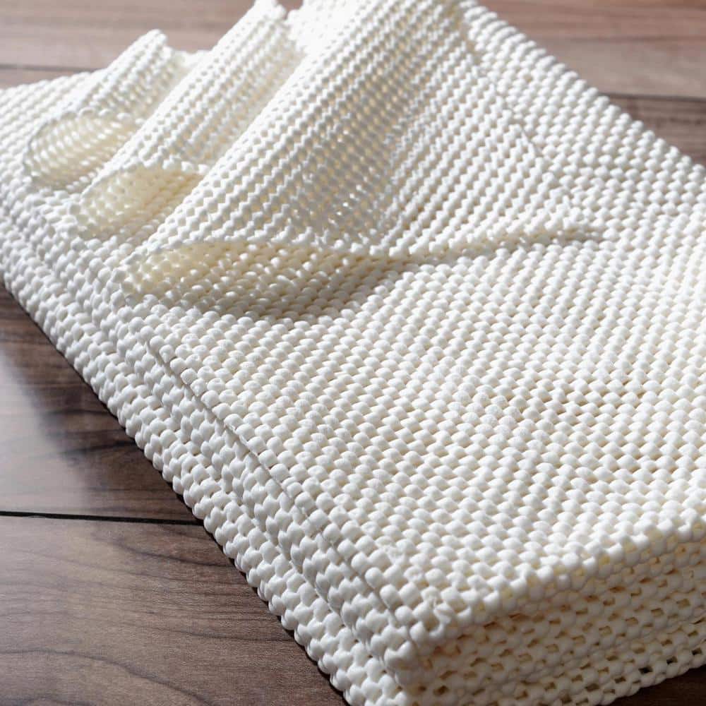 Essential Comfort 12'x15' White Polymer-Coated Rug Pad