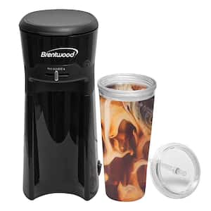 2.5 Cups Black Drip Iced Coffee and Tea Maker