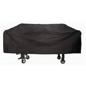 Polyester Heavy-Duty Flat top Gas Grill Cover, Black