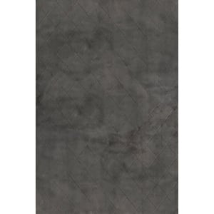 Rug Gray 5 ft. x 8 ft. Amy Casual Faux Rabbit Machine Washable Area Rug