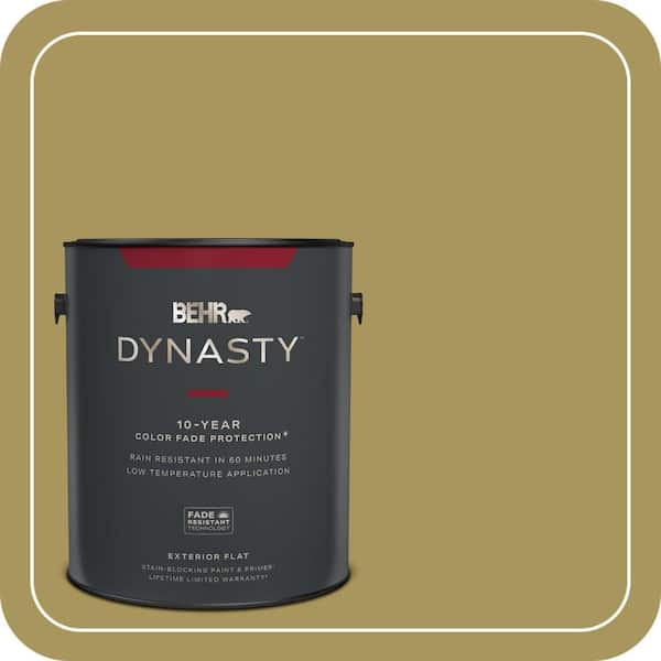 BEHR DYNASTY 1 gal. #370F-6 Mossy Rock Flat Exterior Stain-Blocking Paint & Primer