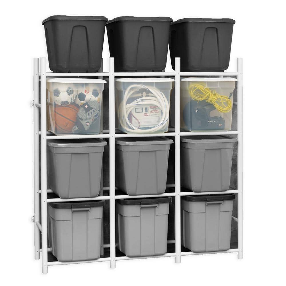 Industrial Warehouse Tool Storage Box Stackable Plastic Storage