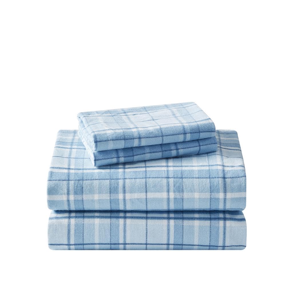 Set of 2 Blue & White Checks & Plaids Extra Large Kitchen