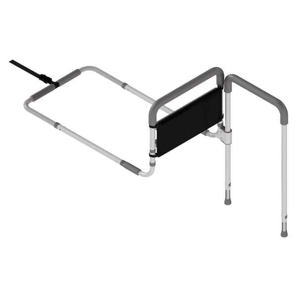 Smart-Rail Pivoting Bed Rail 19.75 in. Dual Position Bedside Grab Bar for Seniors, Certified ASTM Safety Compliance