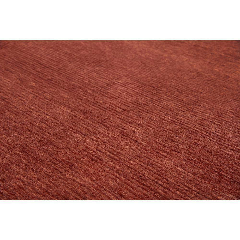Luna Red Hand-Tufted Synthetic Rectangular Area Rug