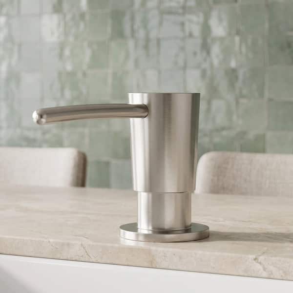10 oz. Kitchen Soap Dispenser in Stainless Steel