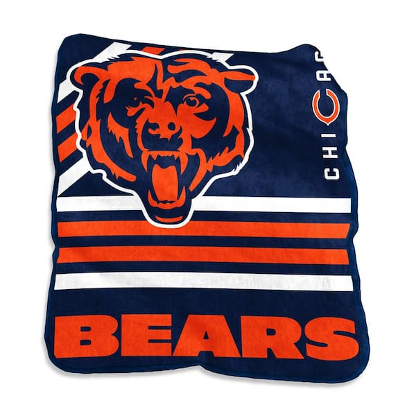 logobrands Chicago Bears Multi-Colored Raschel Throw