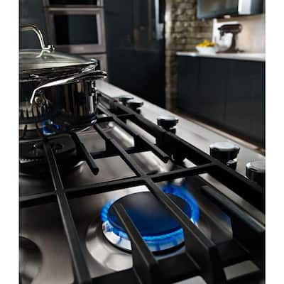 30 in. Gas Cooktop in Stainless Steel with 5 Burners Including Professional Dual Ring Burner