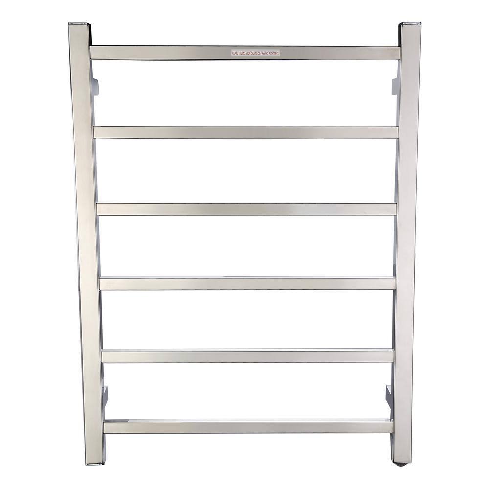 Charles Series Polished Chrome Stainless Steel Wall Mounted Towel Warmer