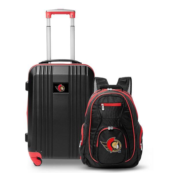 Mojo NHL Ottawa Senators 2Piece Set Luggage and Backpack NHSEL108