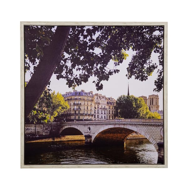 Yosemite Home Decor Crossover II' 32 in. x 32 in. Framed Photo by Veronica Olson, Printed on Canvas