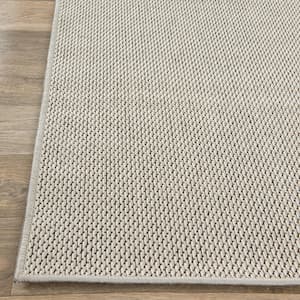 Ivory 5 ft. x 7 ft. Bahama Contemporary Solid Indoor/Outdoor Area Rug