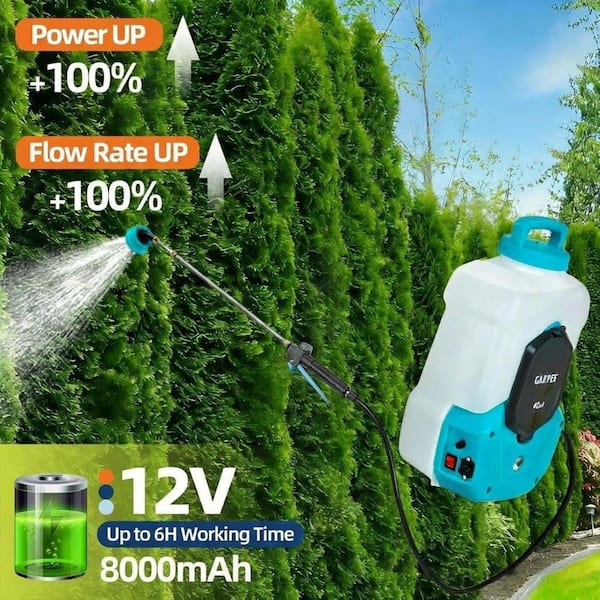 Garvee 4 gal. Backpack Sprayer, 12-Volt Battery Powered Electric
