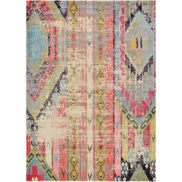 Unique Loom Sedona Yosemite Multi 7 ft. x 10 ft. Area Rug