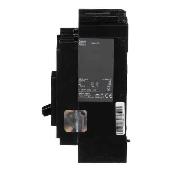 Square D PowerPact 200 Amp 65kA 2-Pole Q-Frame Molded Case Circuit Breaker