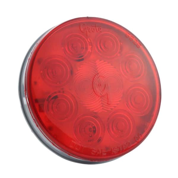 Grote SuperNova 4 in. 10-Diode Pattern LED Stop Tail Turn Light - Hard-Wired, Grommet Mount