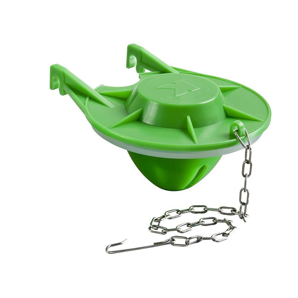 Universal Gray and Green Toilet Tank Repair Kit with Hardware