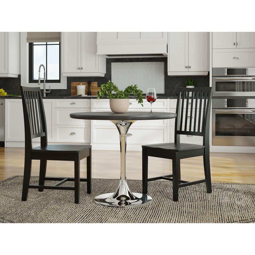 Have a question about Carolina Chair & Table Alden 40 in. Warm Black ...
