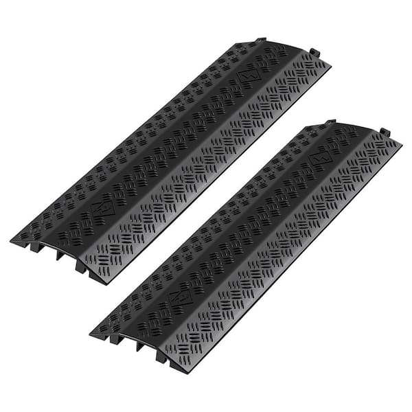 Drop Over Cable Protector, 17,500 lbs. /Axle Load Capacity, Durable Cable and Hose Ramp, Floor Cord Cover