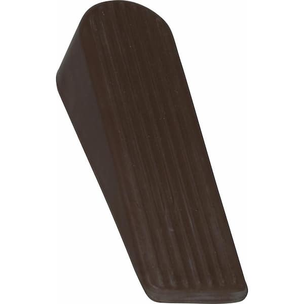 Shepherd Brown Rubber Door Stops (2 per Pack) 9132 - The Home Depot