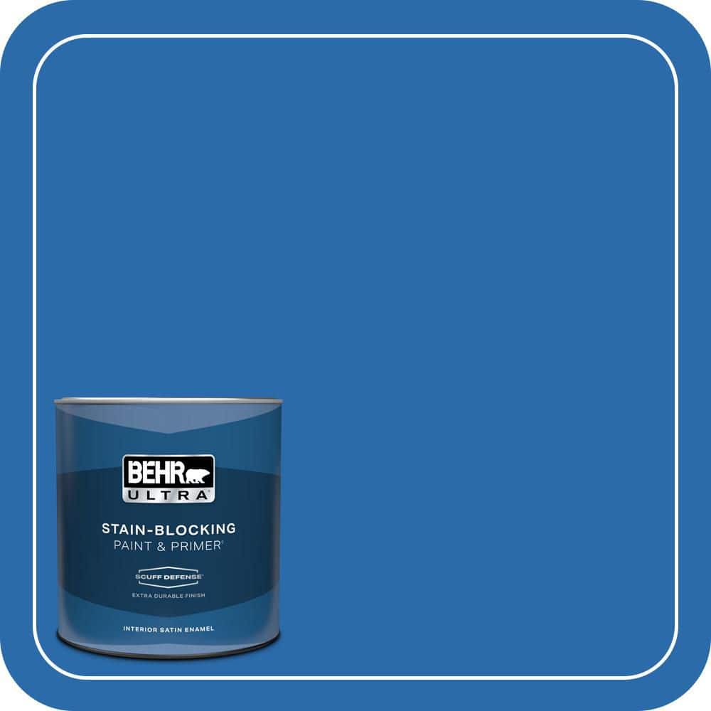 1 qt. #MQ4-24 Electric Blue Extra Durable Satin Enamel Interior Paint & Primer price history on PriceWatchPro