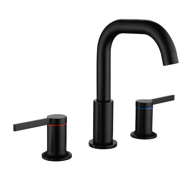 Moen Genta 84763SRN 8 in. Widespread outlet 2-Handle Bathroom Faucet