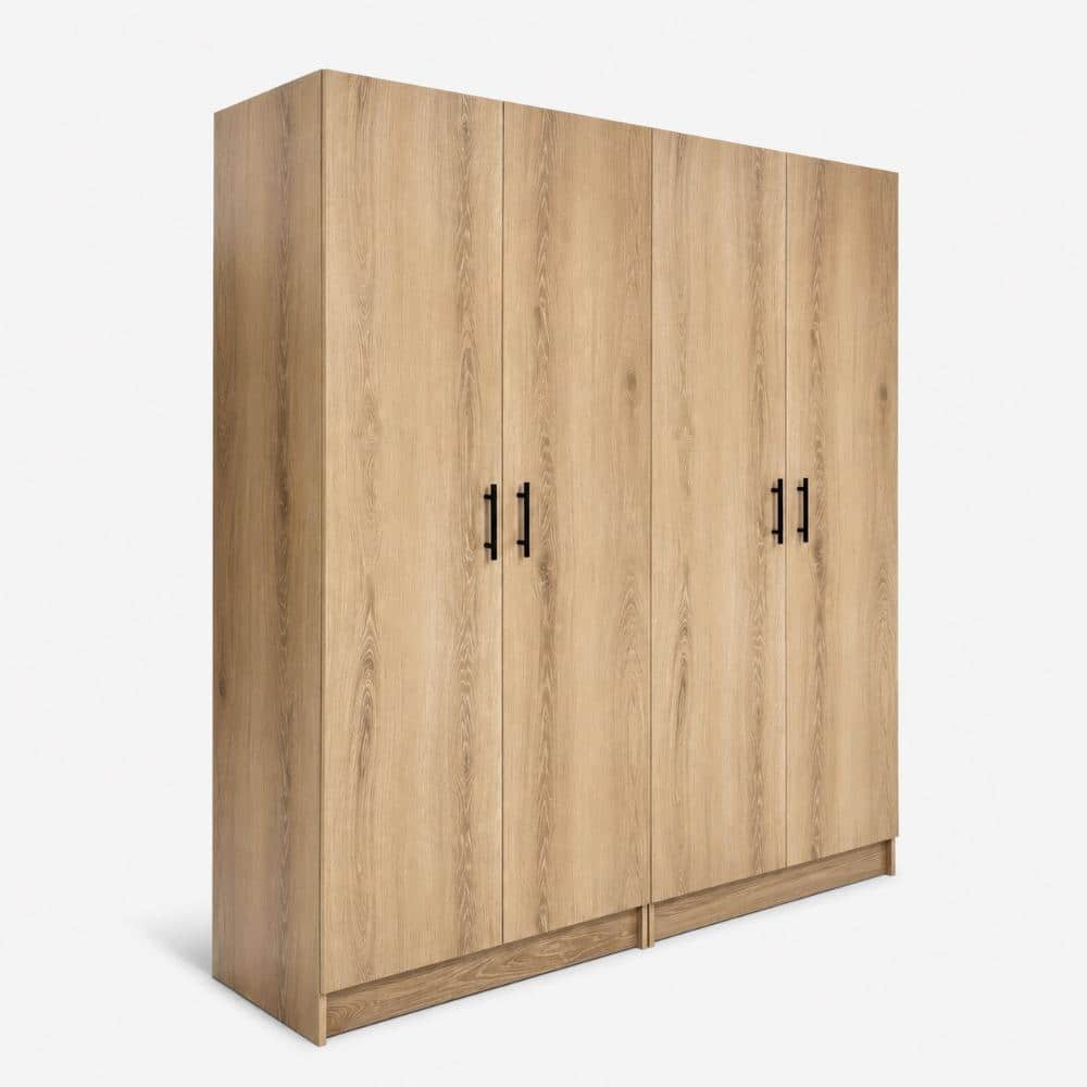 Modex Oak Multi-Purpose Utility Storage Cabinet (2-Piece Set) price history on PriceWatchPro