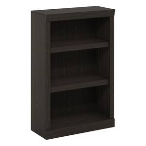 Gruen 29.37 in. W Maple 3-Shelf Classic Bookcase with Adjustable Shelves