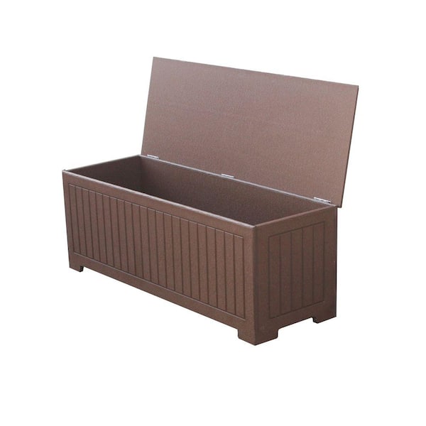 Eagle One Sydney 36.75 gal. Brown Recycled Plastic Commercial Grade Deck Box