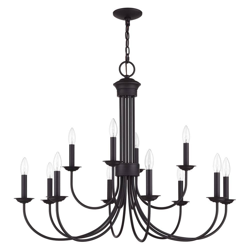 Estate 12-Light Brone Chandelier price history on PriceWatchPro