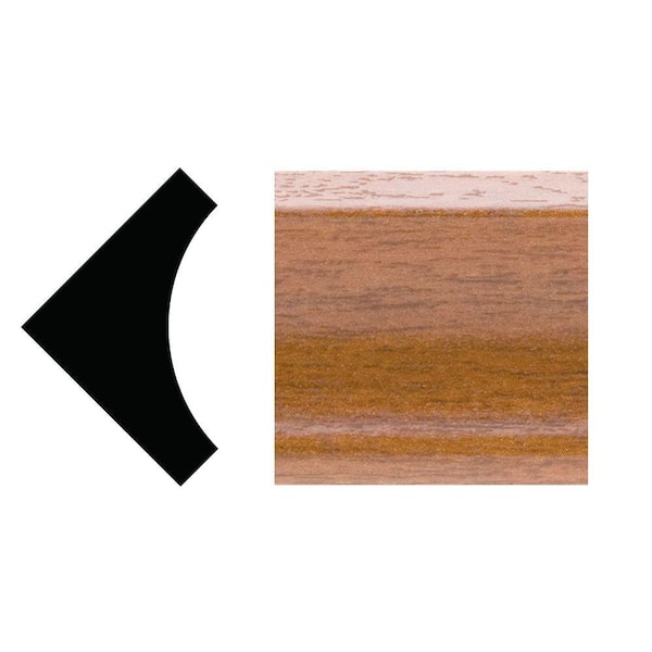 5093 - 3/4 in. x 3/4 in. x 96 in. PVC Inside Corner Moulding