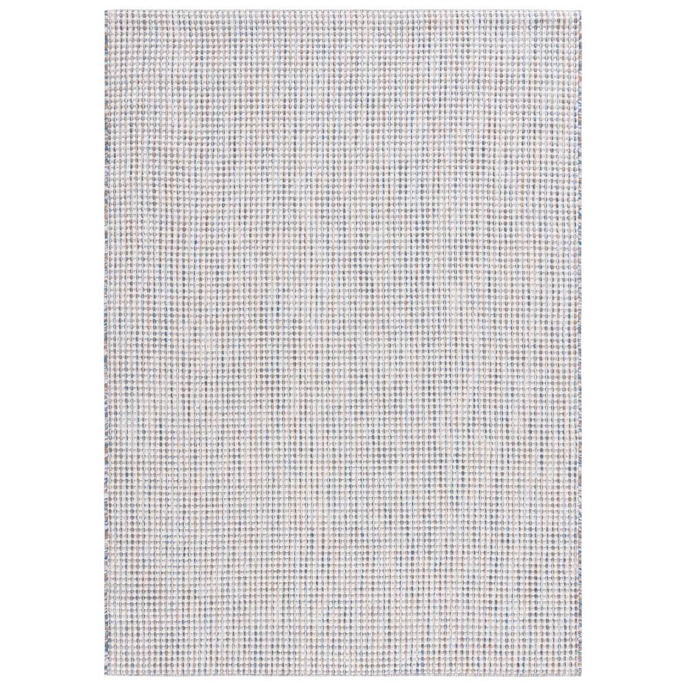 67" x 48" Gray Rectangular Synthetic Easy Care Rug
