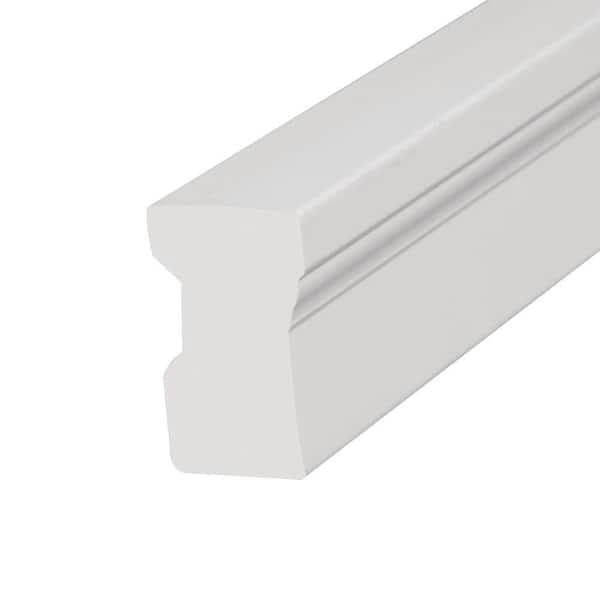 Royal Building Products 1-1/4-in x 2-in x 10-ft Finished PVC Brick Moulding  in the Window & Door Moulding department at
