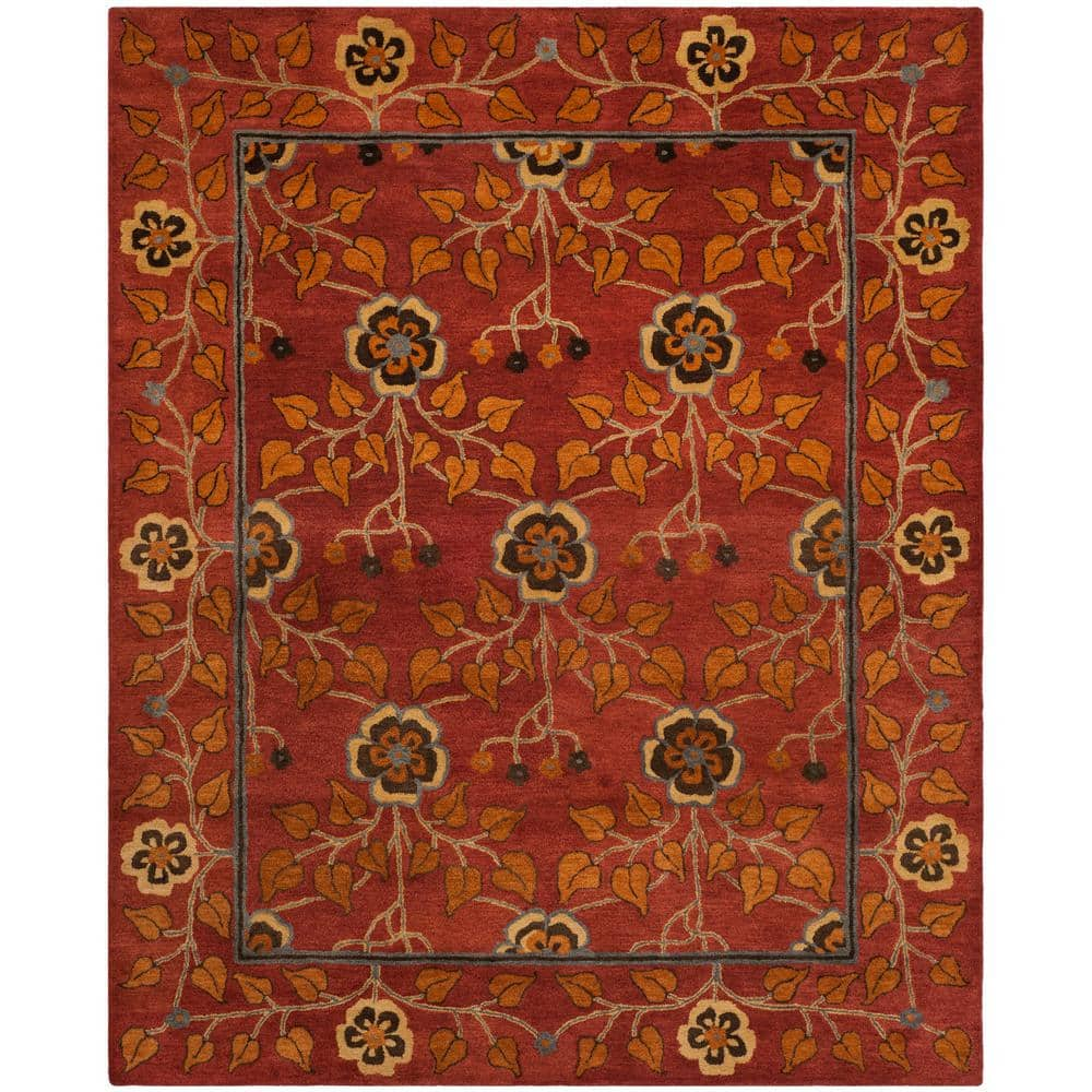 Safavieh Heritage Red/Multi 9 ft. x 12 ft. Area Rug