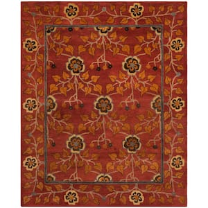 Heritage Red/Multi 9 ft. x 12 ft. Area Rug