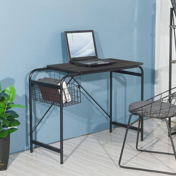 desk with wire storage