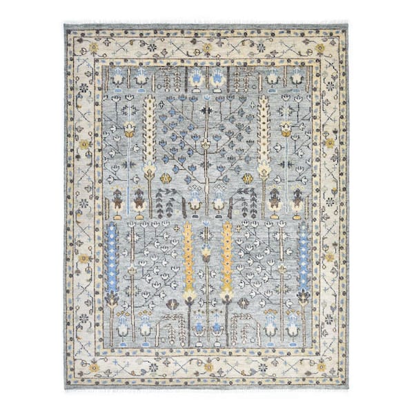 Sydney Contemporary Gray 6 ft. x 9 ft. Area Rug