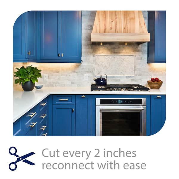 Gemini 100 ft. Reel 24-Volt DC Continuous Phosphorus Hardwired Integrated LED Tape Strip Light 2700K 3-Watt per ft.