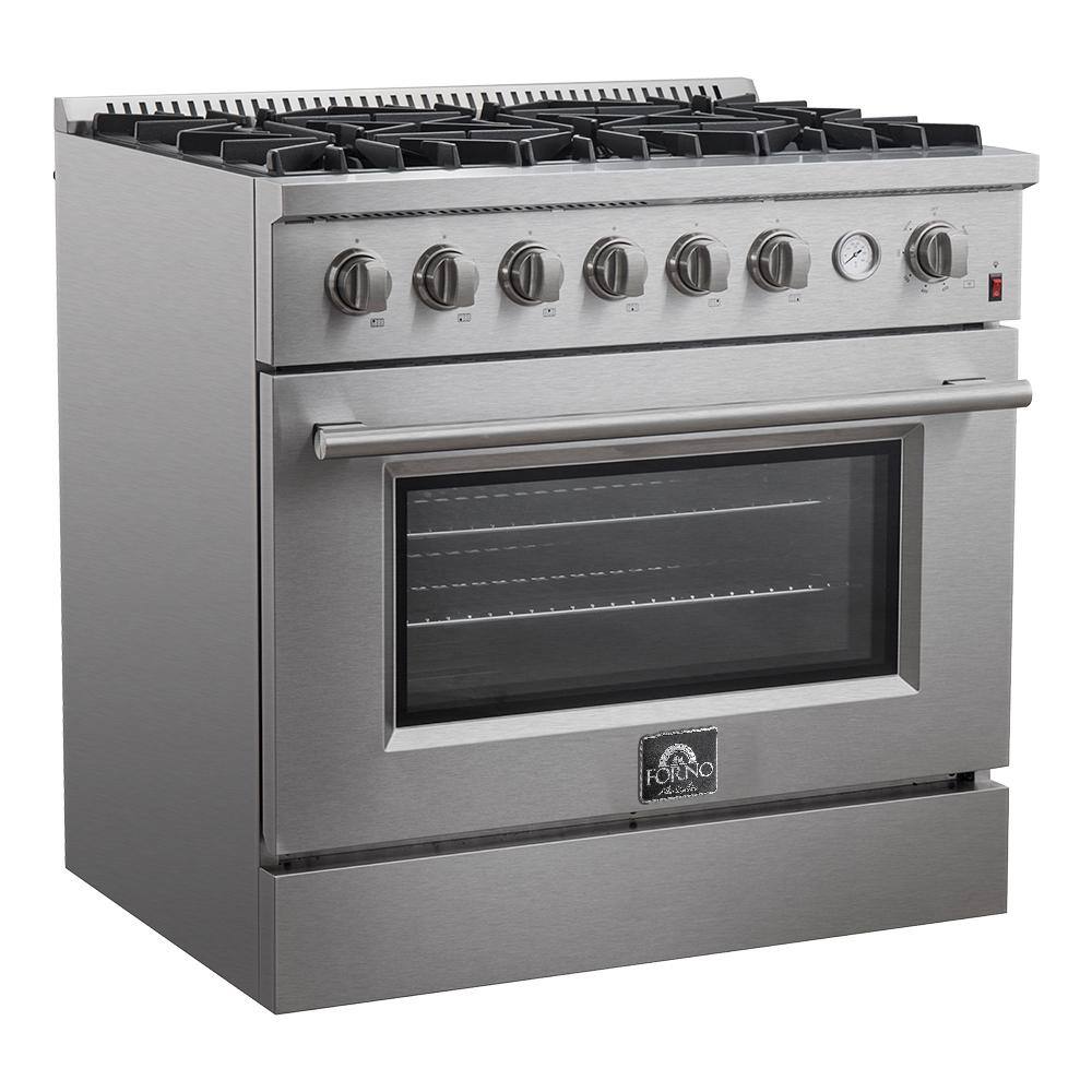 Marco 36-Inch Stainless Steel Gas Range with Convection Oven
