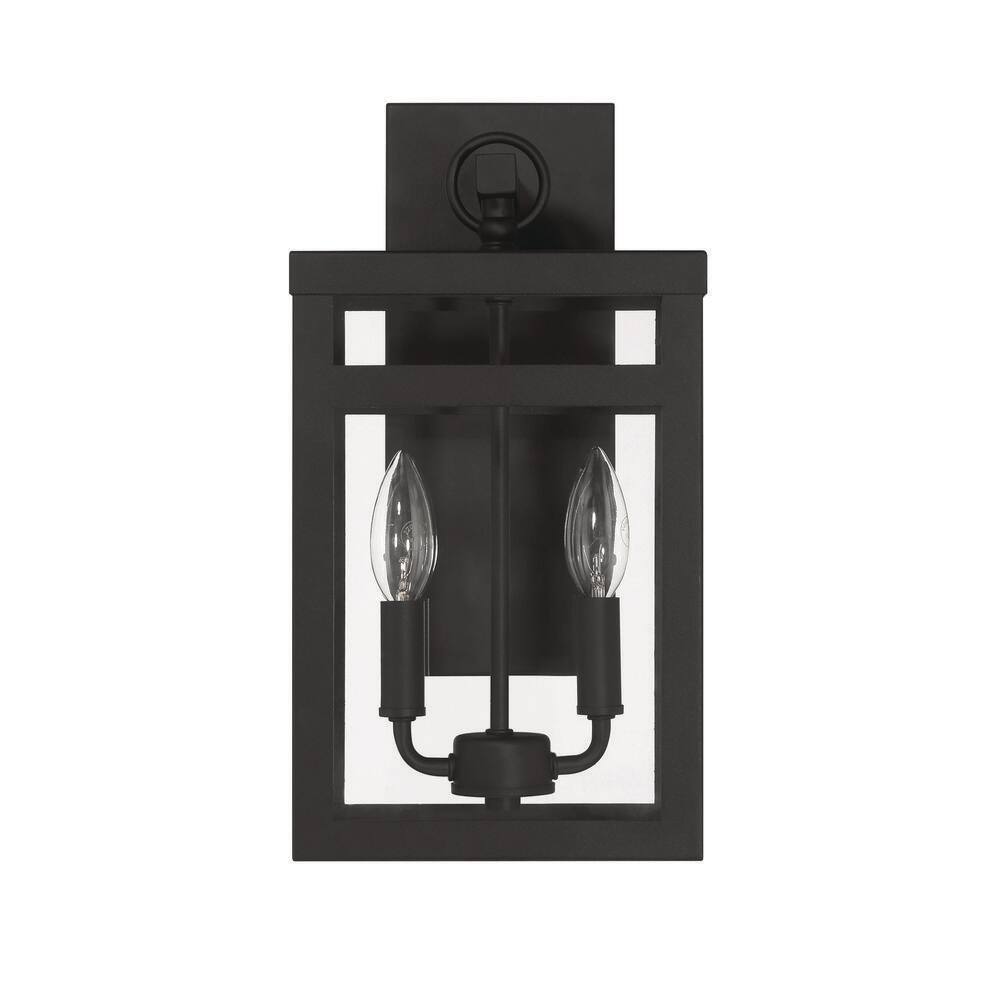 O'Neal Black Outdoor Lantern Wall Sconce 8.25 in. Weather Resistant Hardwired with No Bulb(s) Included price history on PriceWatchPro