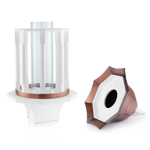 XL Good Directions 42305 Seed Capacity Bird Feeder with Pure Copper Roof Composite PVC Base Gold XL Good Directions 42305 Seed Capacity Bird Feeder with Pure Copper Roof Composite PVC Base Gold