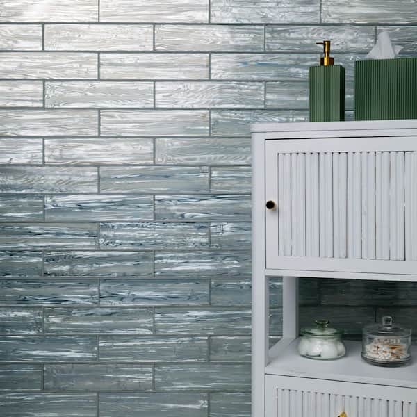 MSI Chilcott Treasure 3 in. x 12 in. Glossy Glass Wall Tile