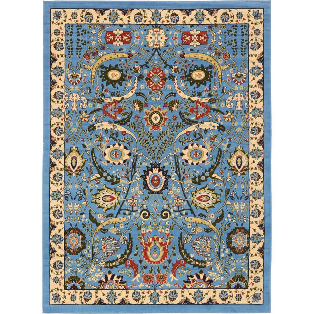 Espahan Cape Cod Blue 7' 0 x 10' 0 Area Rug price history on PriceWatchPro