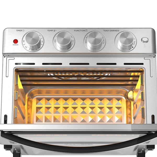 Air Fryer Toaster Oven Combo, 6 Slice, Stainless Steel, 1700W, ETL