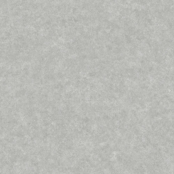 Decorline Cielo Silver Sponged Metallic Silver Paper Strippable Roll (Covers 56.4 sq. ft.)