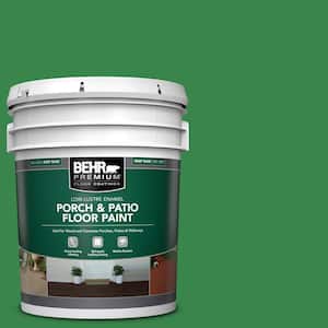 5 gal. #450B-7 Green Grass Low-Lustre Enamel Interior/Exterior Porch and Patio Floor Paint