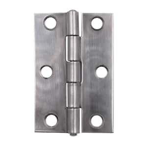 3 in. Galvanized Non-Removable Pin Narrow Utility Hinge (2-Pack)