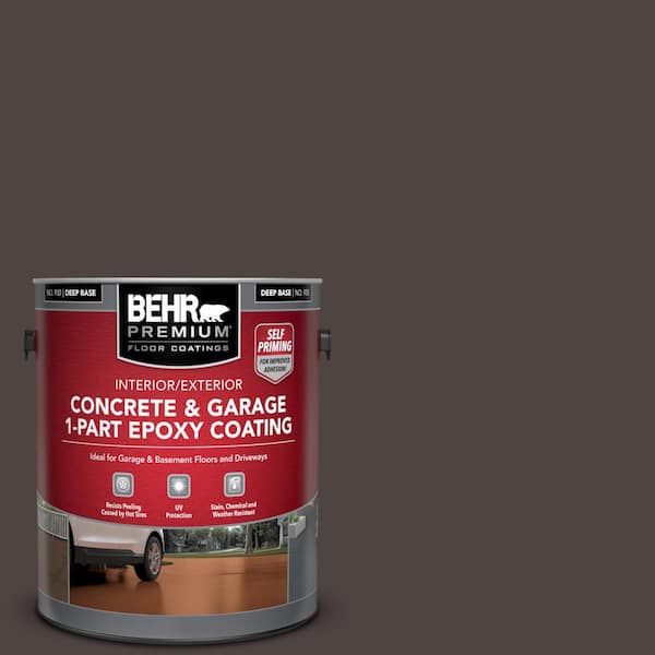 BEHR PREMIUM 1 Gal. #SC-104 Cordovan Brown Self-Priming 1-Part Epoxy ...